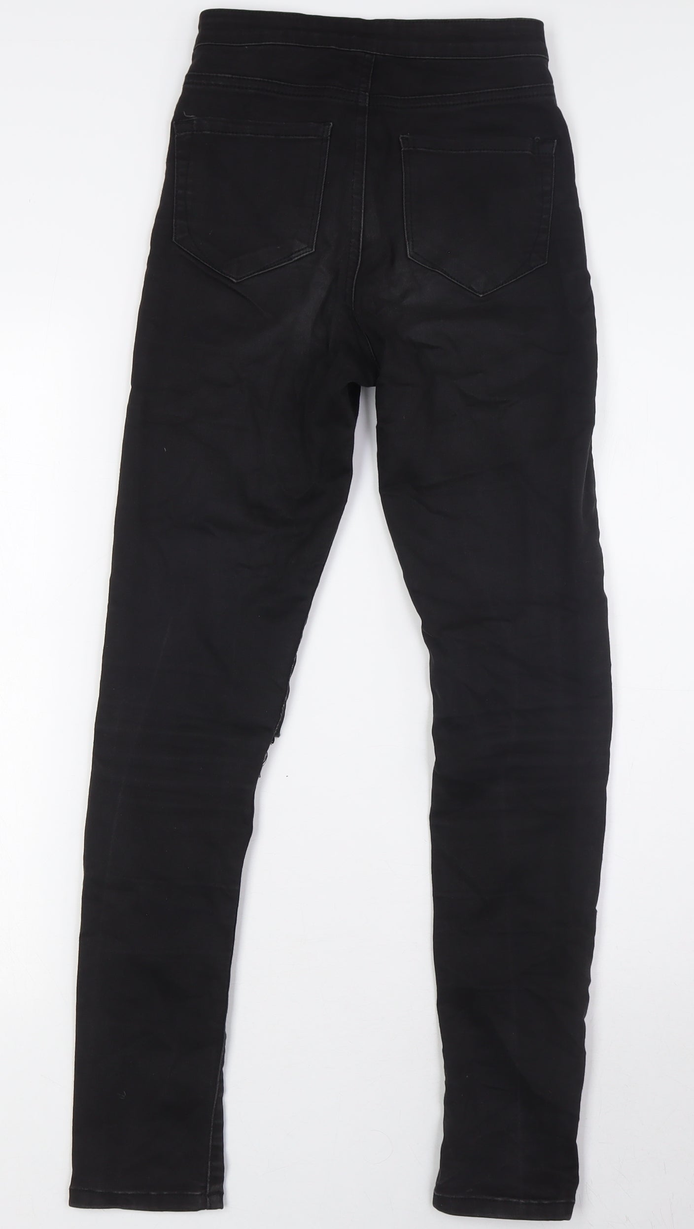 Denim Co Womens Black Cotton Skinny Jeans Size 6 L29 in Regular Zip