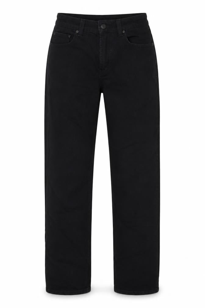 Womens UK Size 6 NYJD Regular Fit Straight Black Jeans