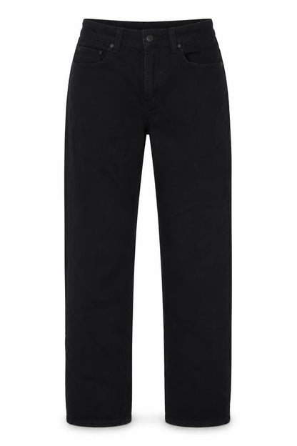 Womens UK Size 6 NYJD Regular Fit Straight Black Jeans