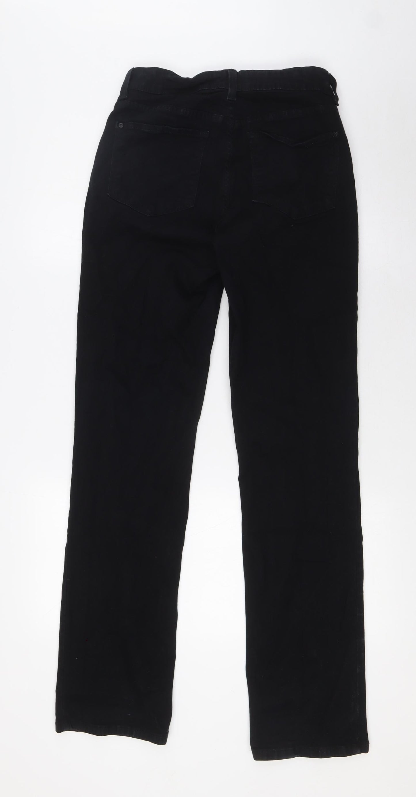 Womens UK Size 6 NYJD Regular Fit Straight Black Jeans
