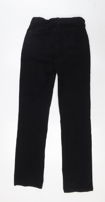 Womens UK Size 6 NYJD Regular Fit Straight Black Jeans
