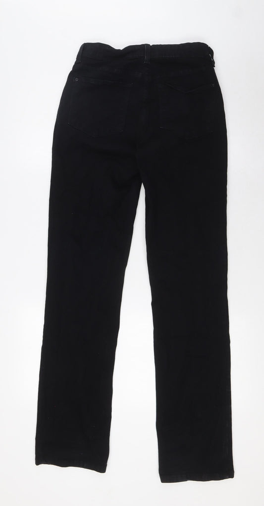 Womens UK Size 6 NYJD Regular Fit Straight Black Jeans