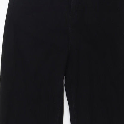 Womens UK Size 6 NYJD Regular Fit Straight Black Jeans