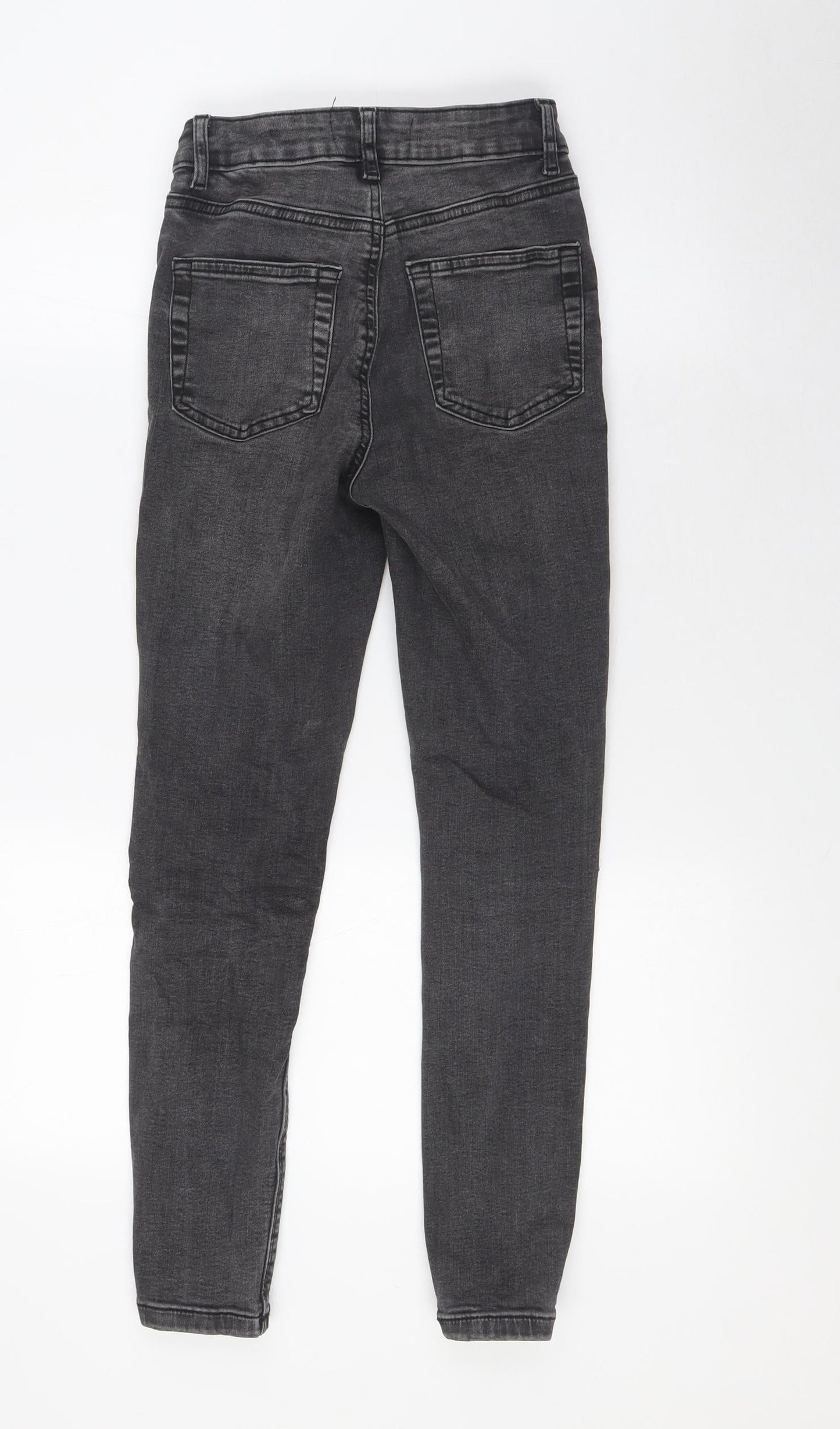 Denim Co Womens Black Cotton Skinny Jeans Size 6 L22 in Regular Zip