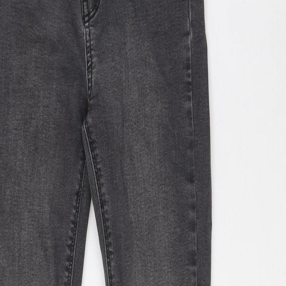 Denim Co Womens Black Cotton Skinny Jeans Size 6 L22 in Regular Zip