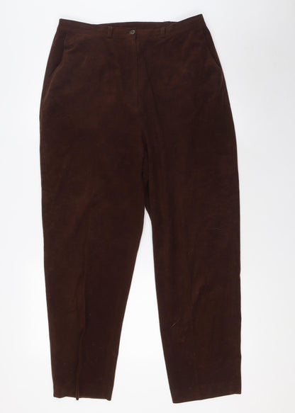 Womens UK Size 16 Bonmarché Regular Fit  Brown Trousers