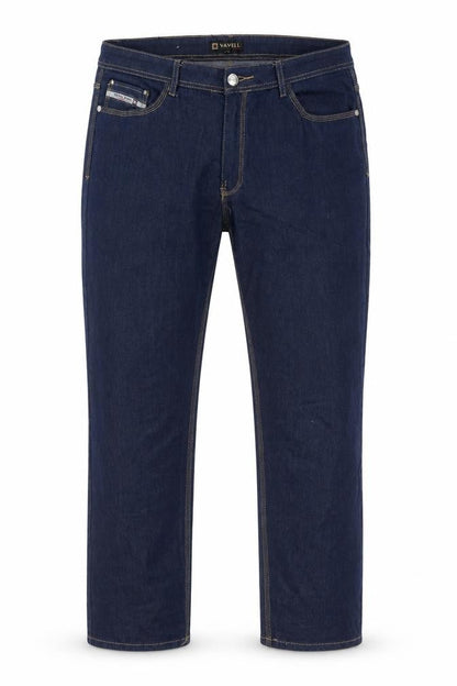 Mens UK Size 2XL Vavell Regular Fit Straight Blue Jeans