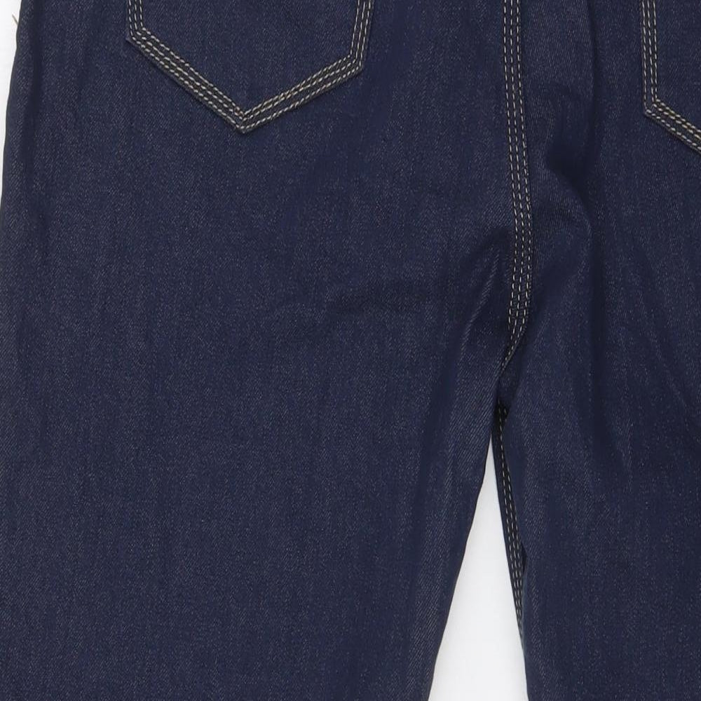 Vavell Mens Blue Cotton Straight Jeans Size 2XL L33 in Regular Zip