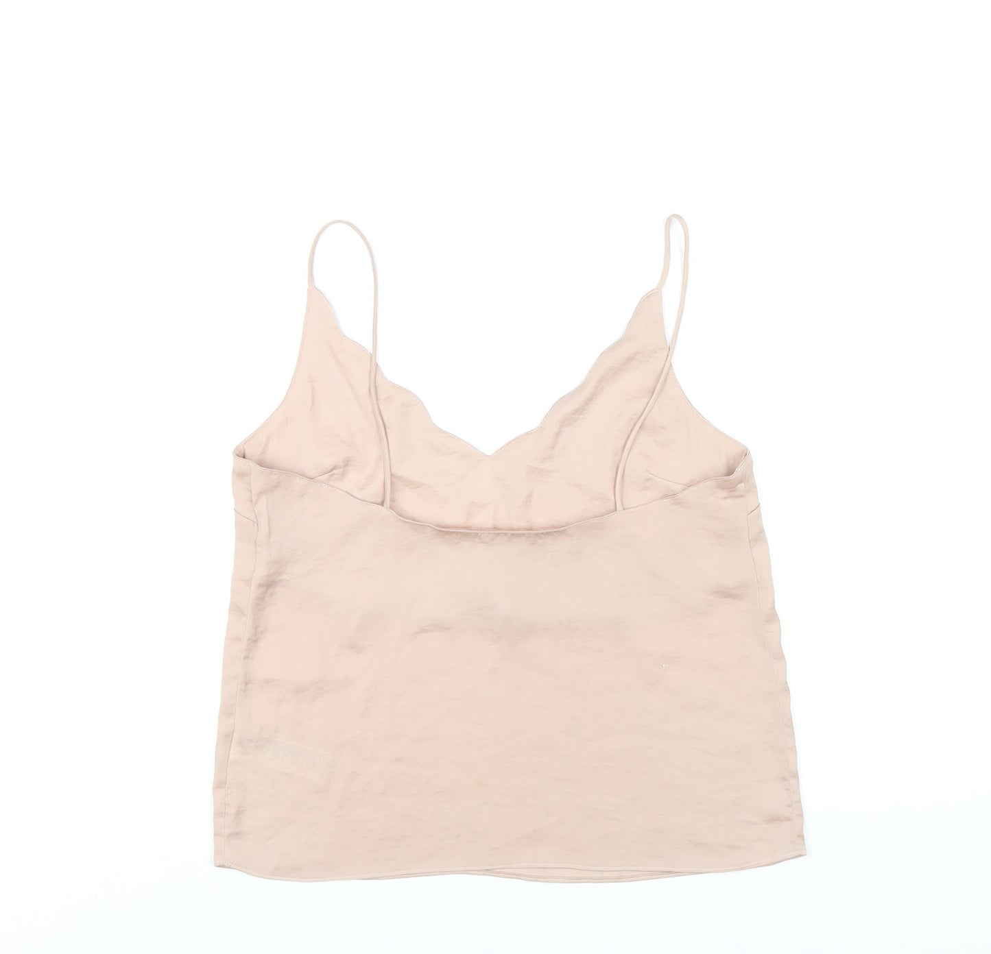 Womens UK Size 10 Topshop Beige Camisole T-Shirt