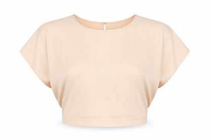 Womens UK Size 14 Wallis Beige Basic T-Shirt