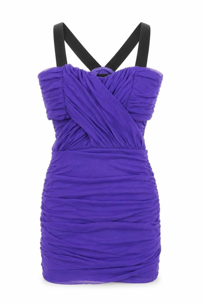 ASOS Womens Purple Nylon Bodycon Size 10 V-Neck Pullover
