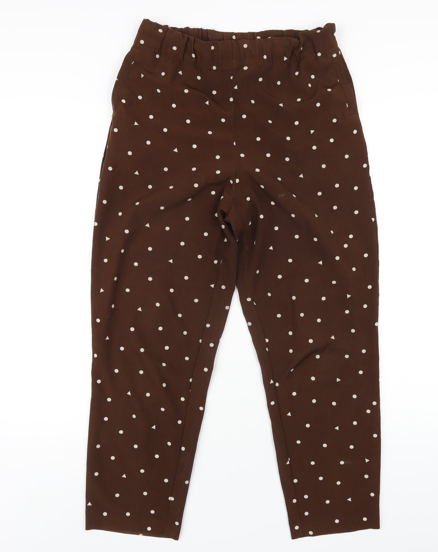 Womens UK Size 6 Monki Regular Fit  Brown Trousers