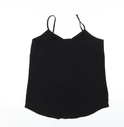 Womens UK Size 12 Very Black Camisole T-Shirt