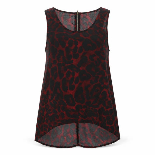 Womens UK Size 12 AX Paris Red Basic Tank