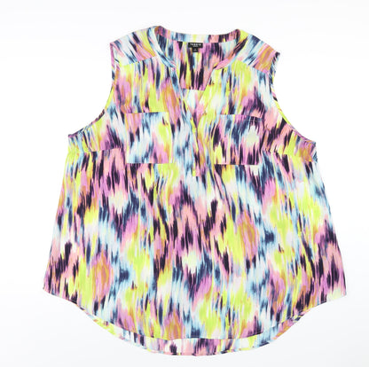 Womens UK Size 22 Torrid Multicoloured Basic T-Shirt