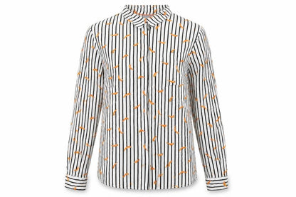 Womens UK Size 10 b.young White Basic Button-Up