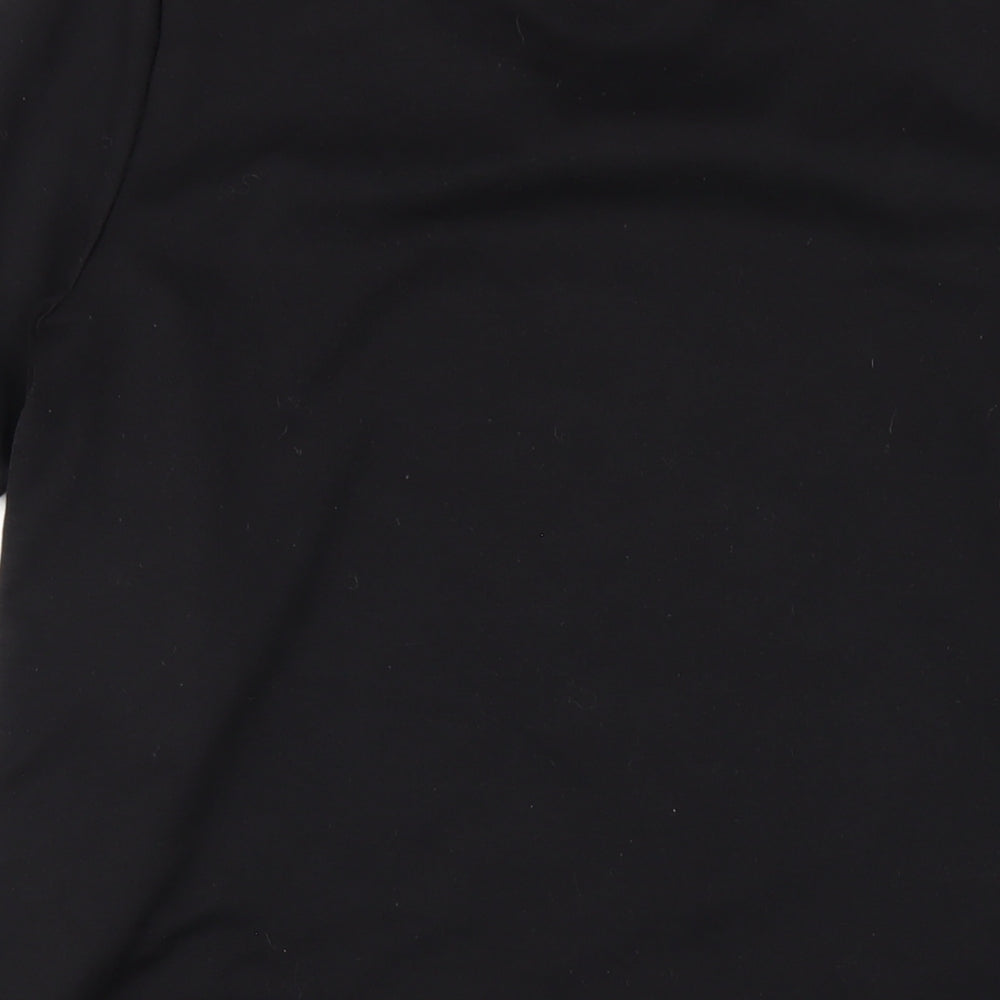 Gap Womens Black Polyester A-Line Size M Round Neck Pullover