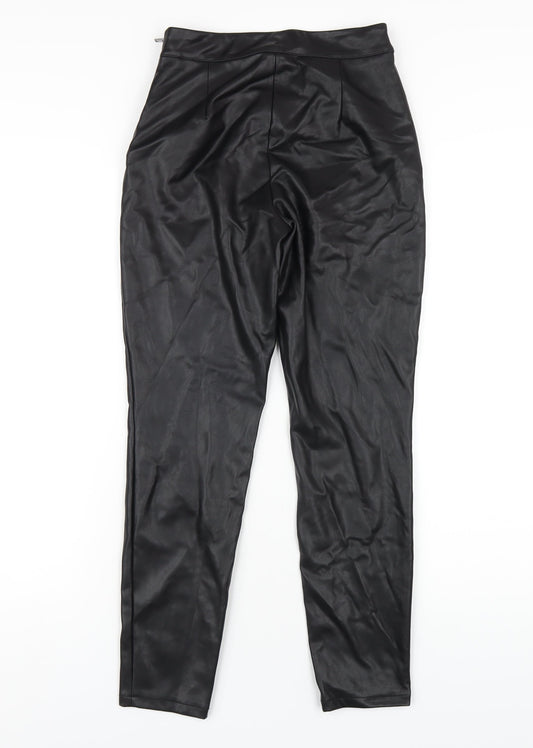 Womens UK Size 6 Dorothy Perkins Regular Fit Carrot Black Trousers