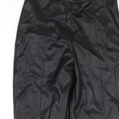 Womens UK Size 6 Dorothy Perkins Regular Fit Carrot Black Trousers