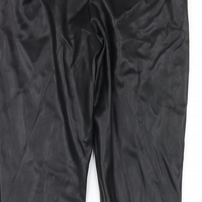 Womens UK Size 6 Dorothy Perkins Regular Fit Carrot Black Trousers