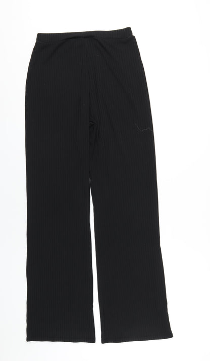 Womens UK Size 10 COLLUSION Regular Fit  Black Trousers