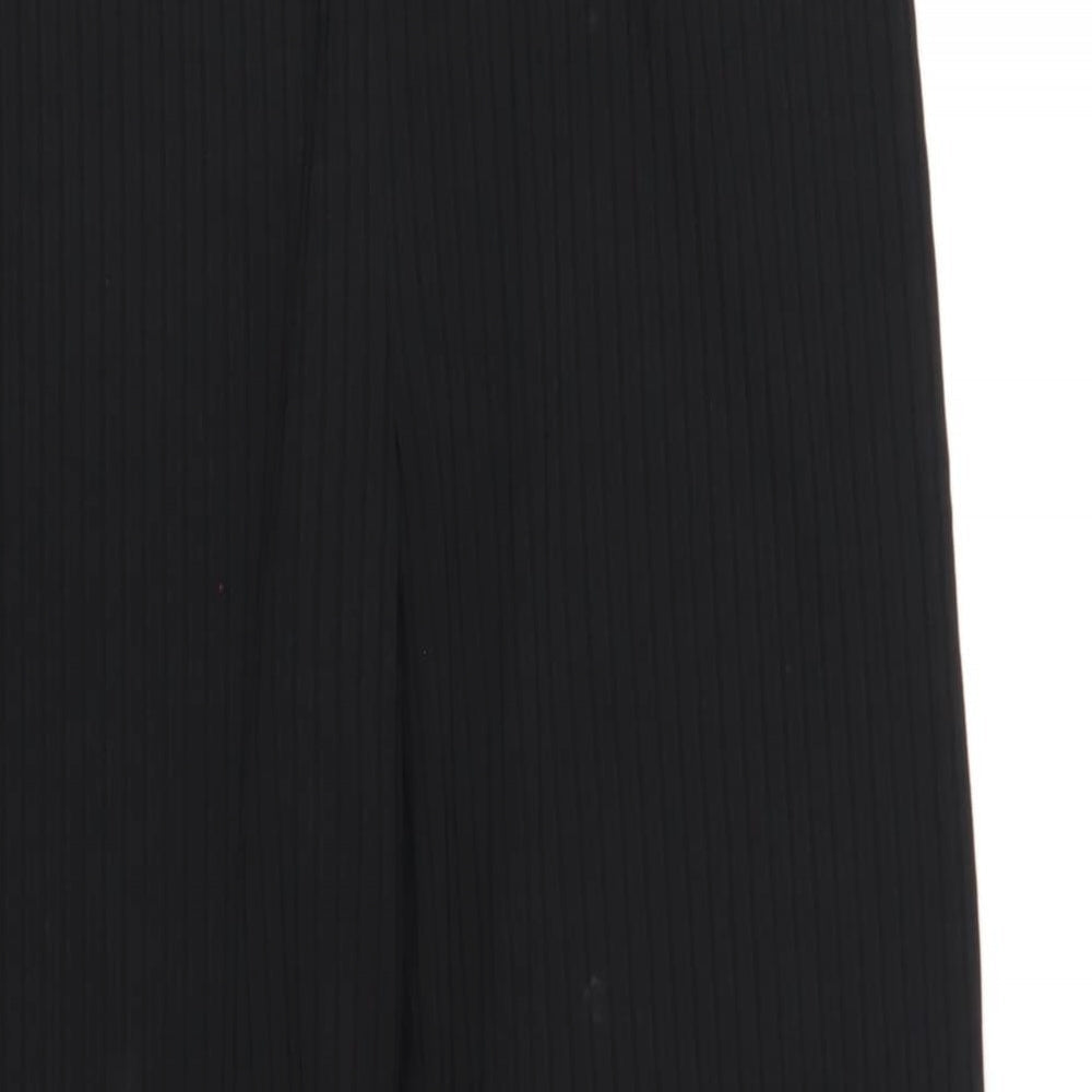 Womens UK Size 10 COLLUSION Regular Fit  Black Trousers