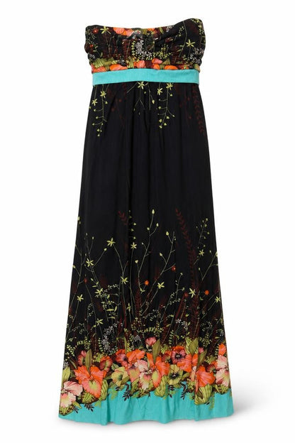 Apricot Womens Multicoloured Geometric Polyester Maxi Size S Square Neck Pullover