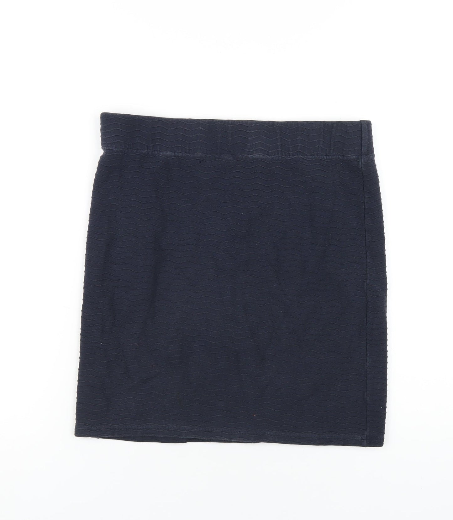 Jack Wills Womens Blue Cotton Mini Skirt Size 10
