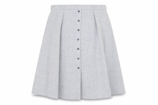 Berkertex Womens Blue Polyester A-Line Skirt Size 18