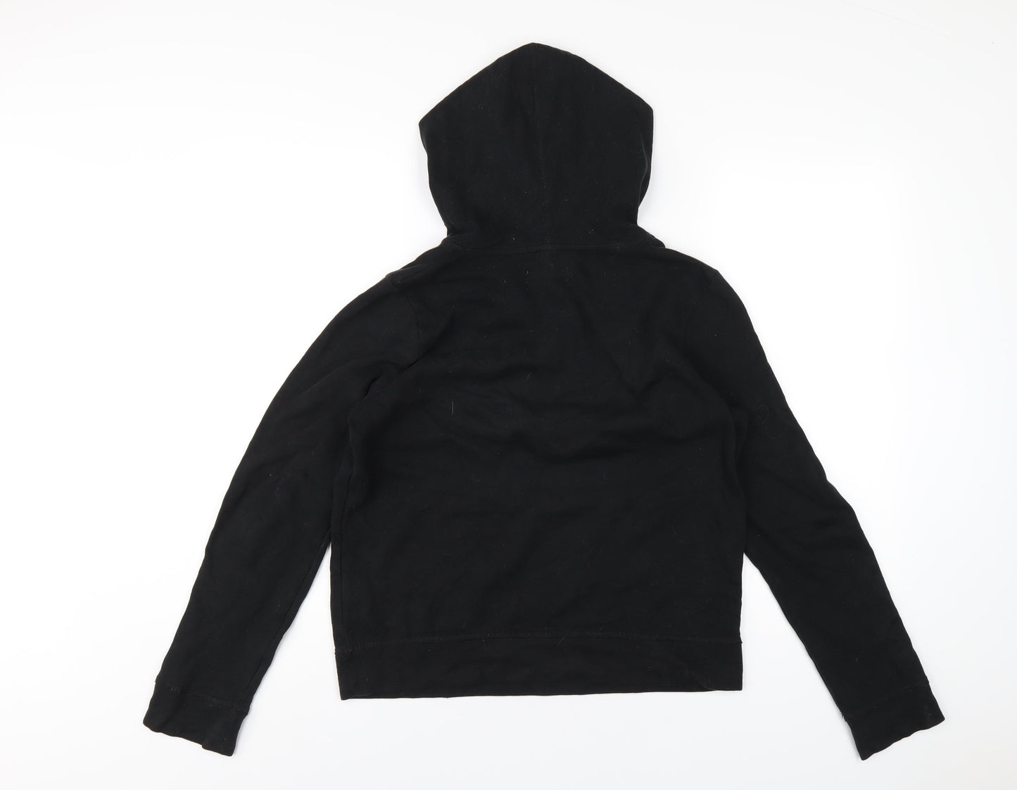 Hollister Womens Black Cotton Pullover Hoodie Size M Pullover