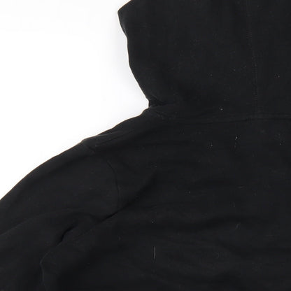 Hollister Womens Black Cotton Pullover Hoodie Size M Pullover