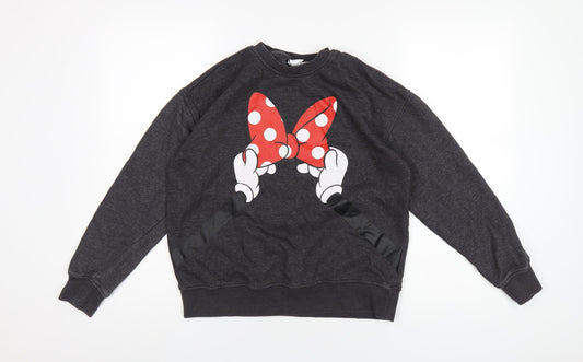 Womens UK Size 6 Disney Grey Pullover Sweatshirt