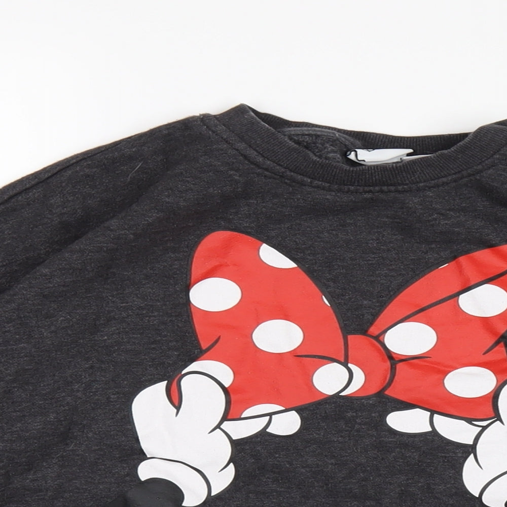 Womens UK Size 6 Disney Grey Pullover Sweatshirt