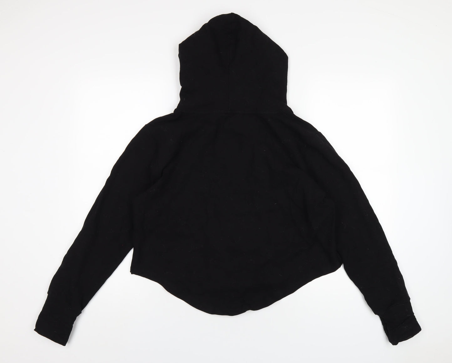 M.Life Womens Black Cotton Pullover Hoodie Size L Pullover
