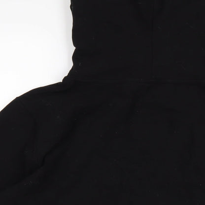 M.Life Womens Black Cotton Pullover Hoodie Size L Pullover