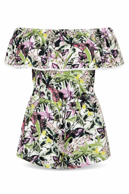 Womens UK Size 6 NEXT One-Piece Multicoloured Playsuit