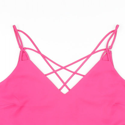 Womens UK Size 14 NEXT Pink Camisole T-Shirt