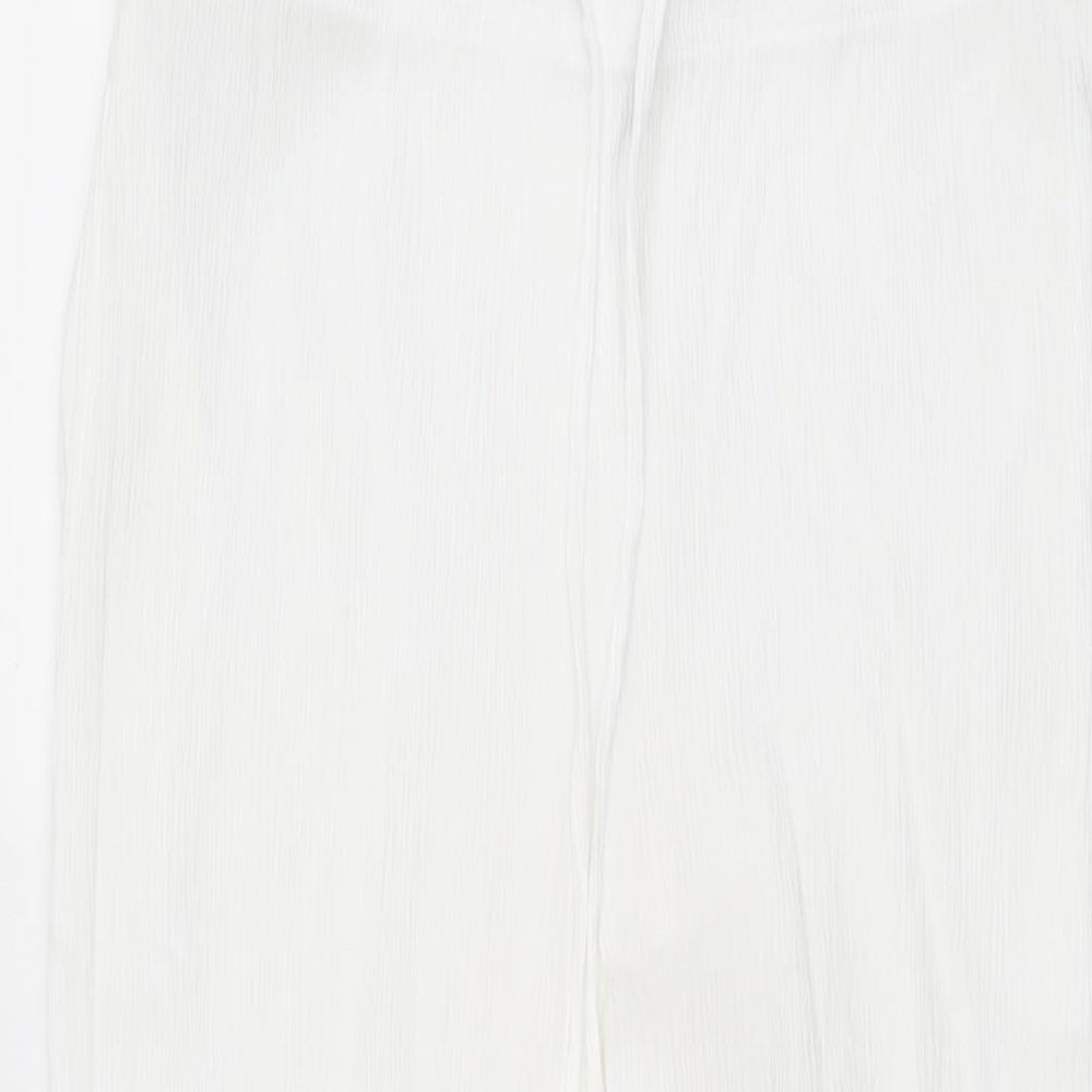 Womens UK Size 18 Damart Regular Fit  White Trousers