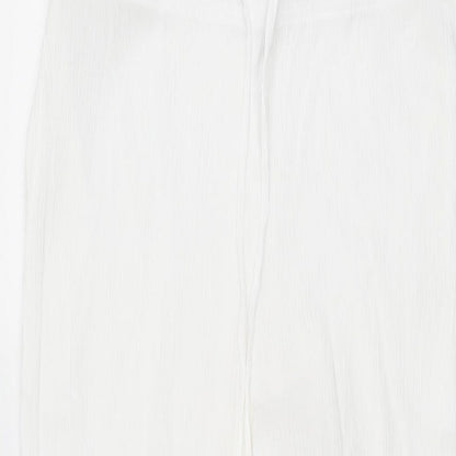 Womens UK Size 18 Damart Regular Fit  White Trousers