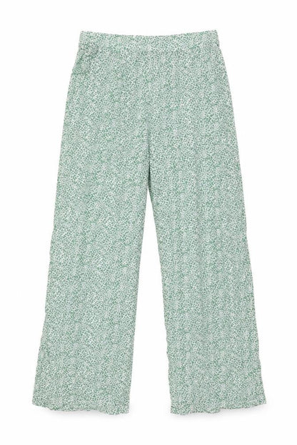Womens UK Size S ICHI Regular Fit  Green Trousers