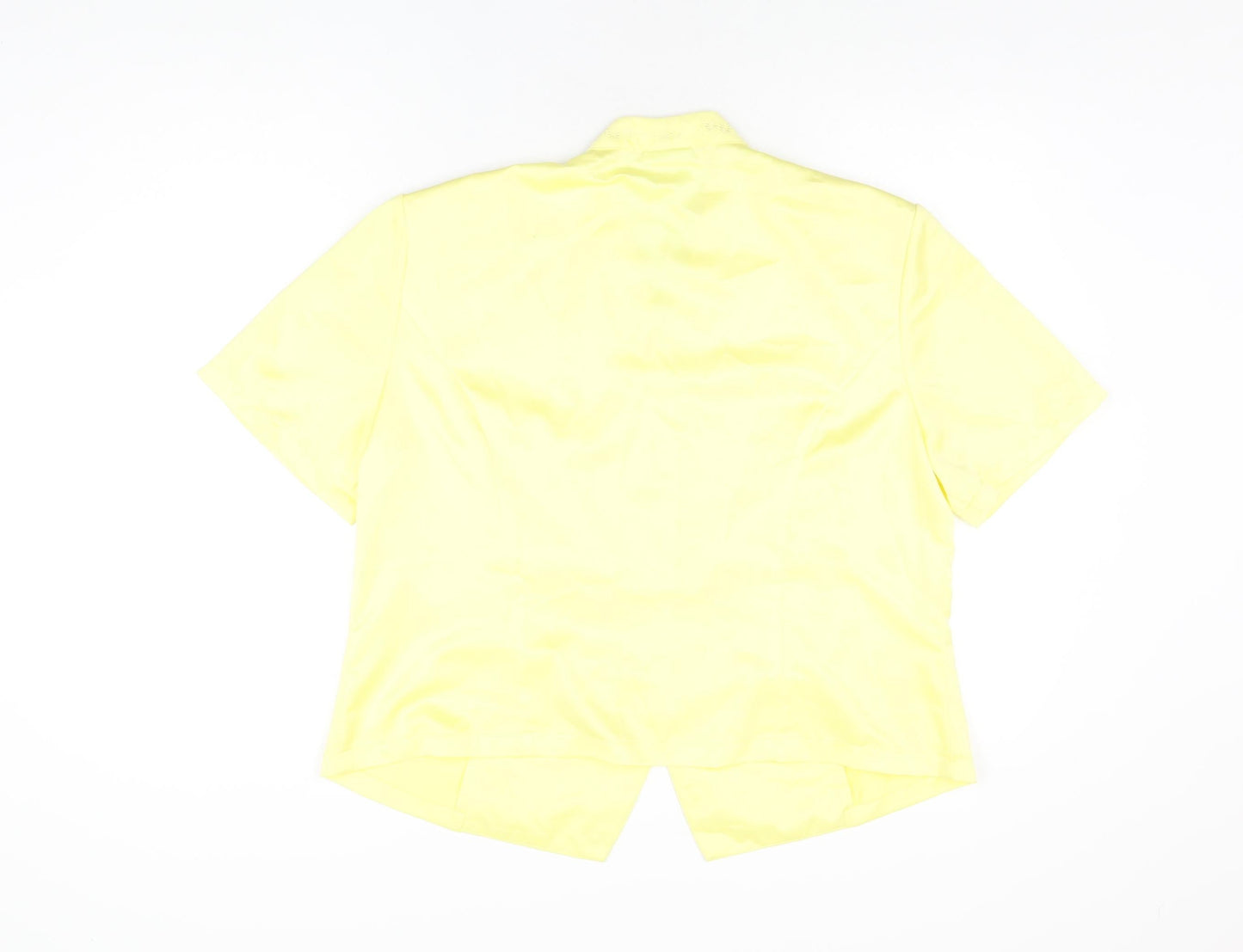 Womens UK Size 20 Roman Yellow Basic T-Shirt