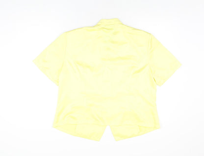 Womens UK Size 20 Roman Yellow Basic T-Shirt