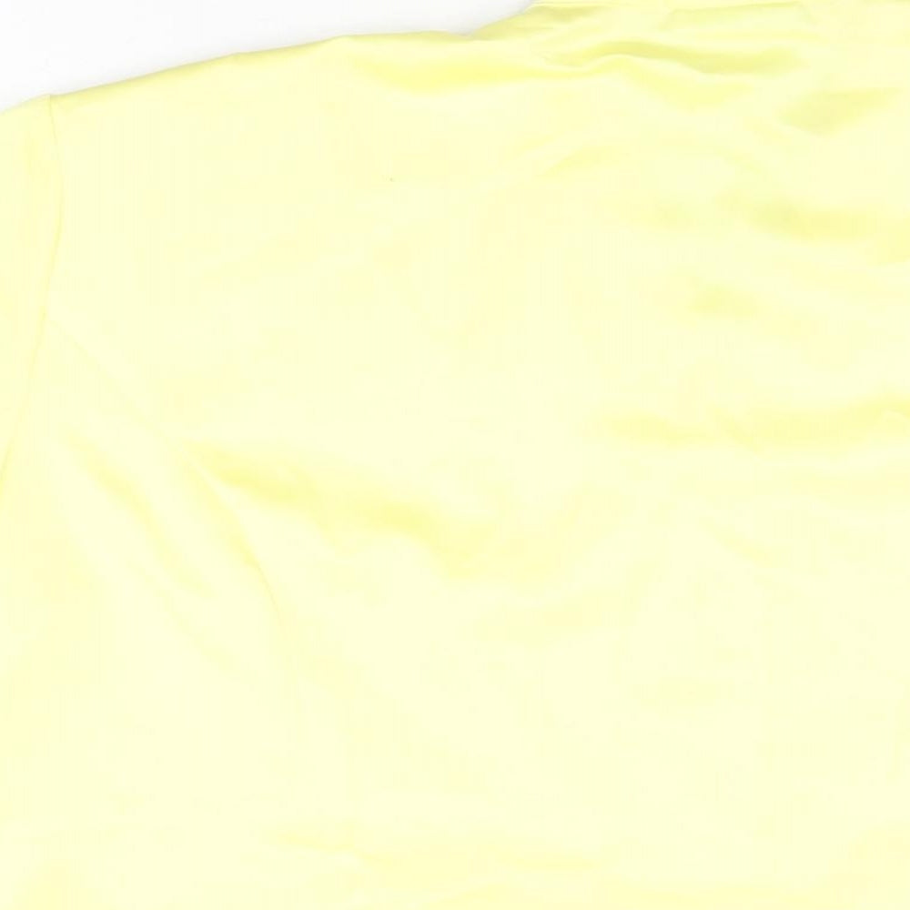 Womens UK Size 20 Roman Yellow Basic T-Shirt