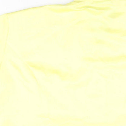 Womens UK Size 20 Roman Yellow Basic T-Shirt