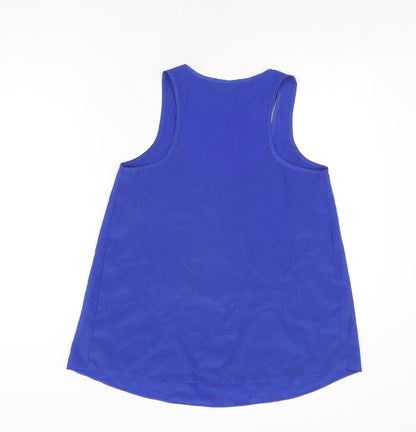 Womens UK Size 8 ASOS Blue Basic T-Shirt