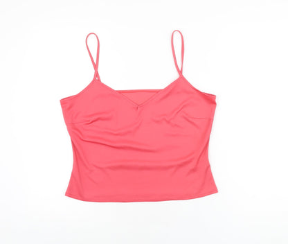 Womens UK Size 14 Wallis Pink Camisole T-Shirt