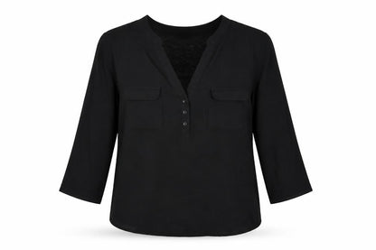 Womens UK Size S H&M Black Basic T-Shirt