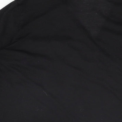 Womens UK Size S H&M Black Basic T-Shirt