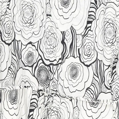 Marks and Spencer Womens White Floral Polyester Maxi Size 10 V-Neck Pullover