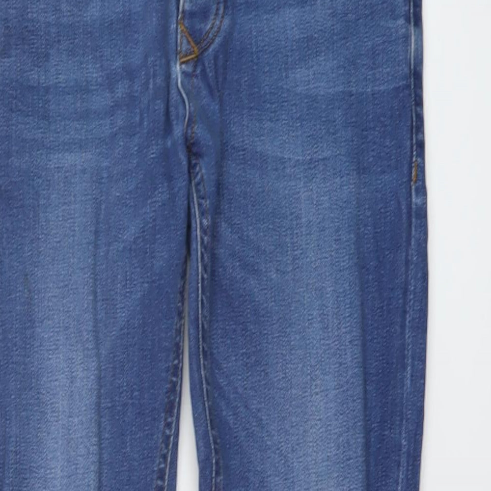 Mens UK Size 28 in River Island Regular Fit Skinny Blue Jeans